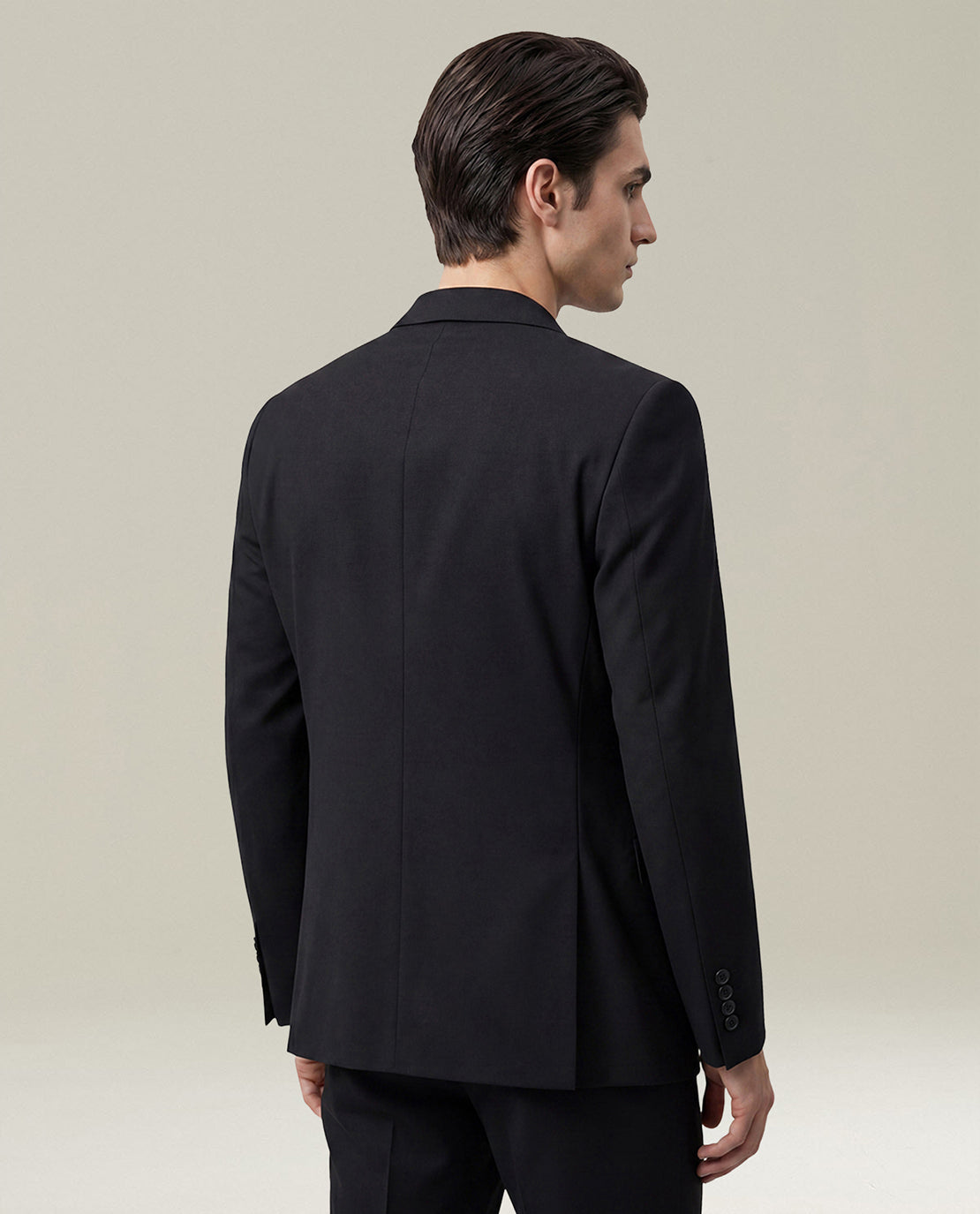 Kiton Suits 14-Micron Wolle Anzug Schwarz 50 Formal