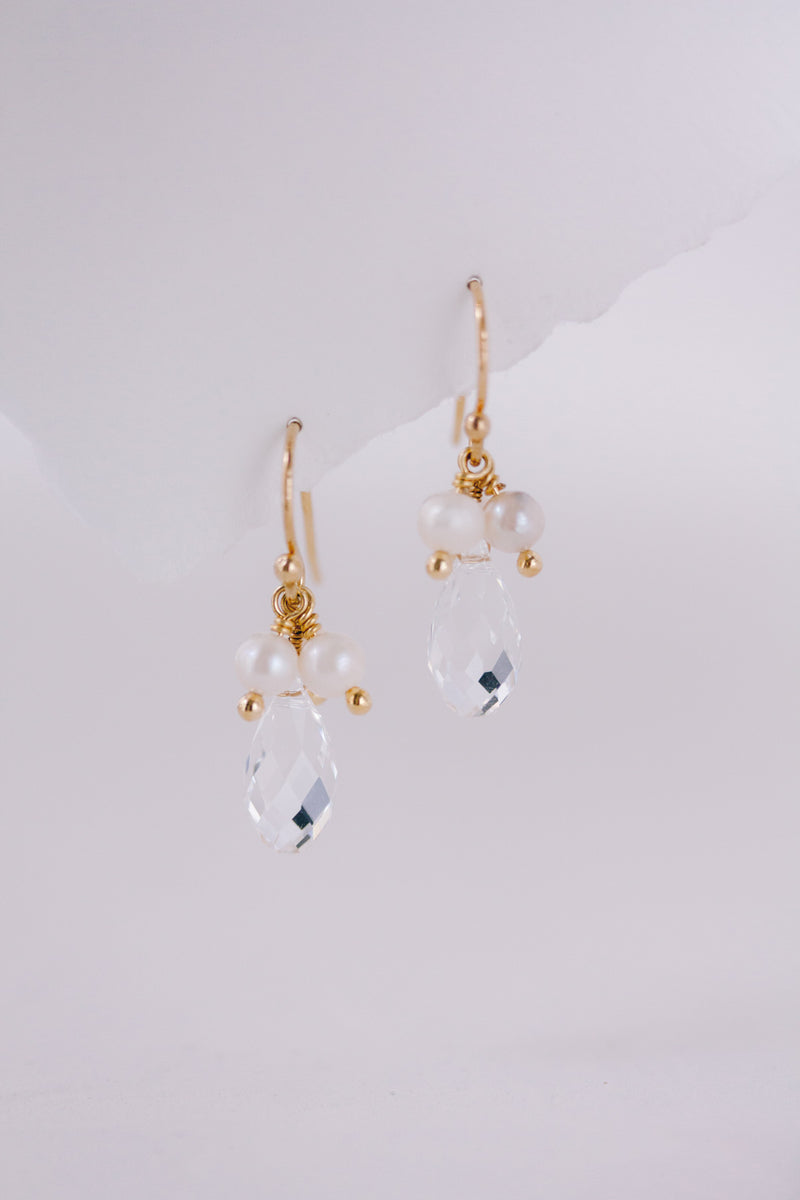 Juvelan Ohrringe Affection Braut Kristall Perle 2 cm