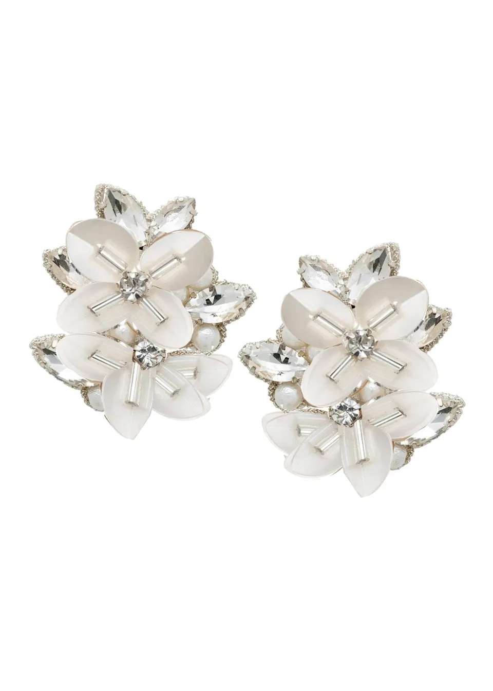 Elizabeth Bower Francine Cluster Ohrstecker Pearl Blumen