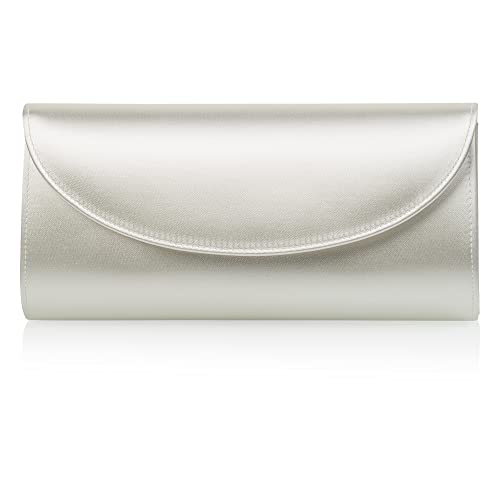 Rainbow Club Celinde Brauttasche Ivory Satin Clutch
