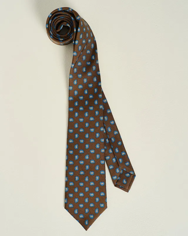 Kiton Patterned Silk Krawatte Seide Gemustert TU