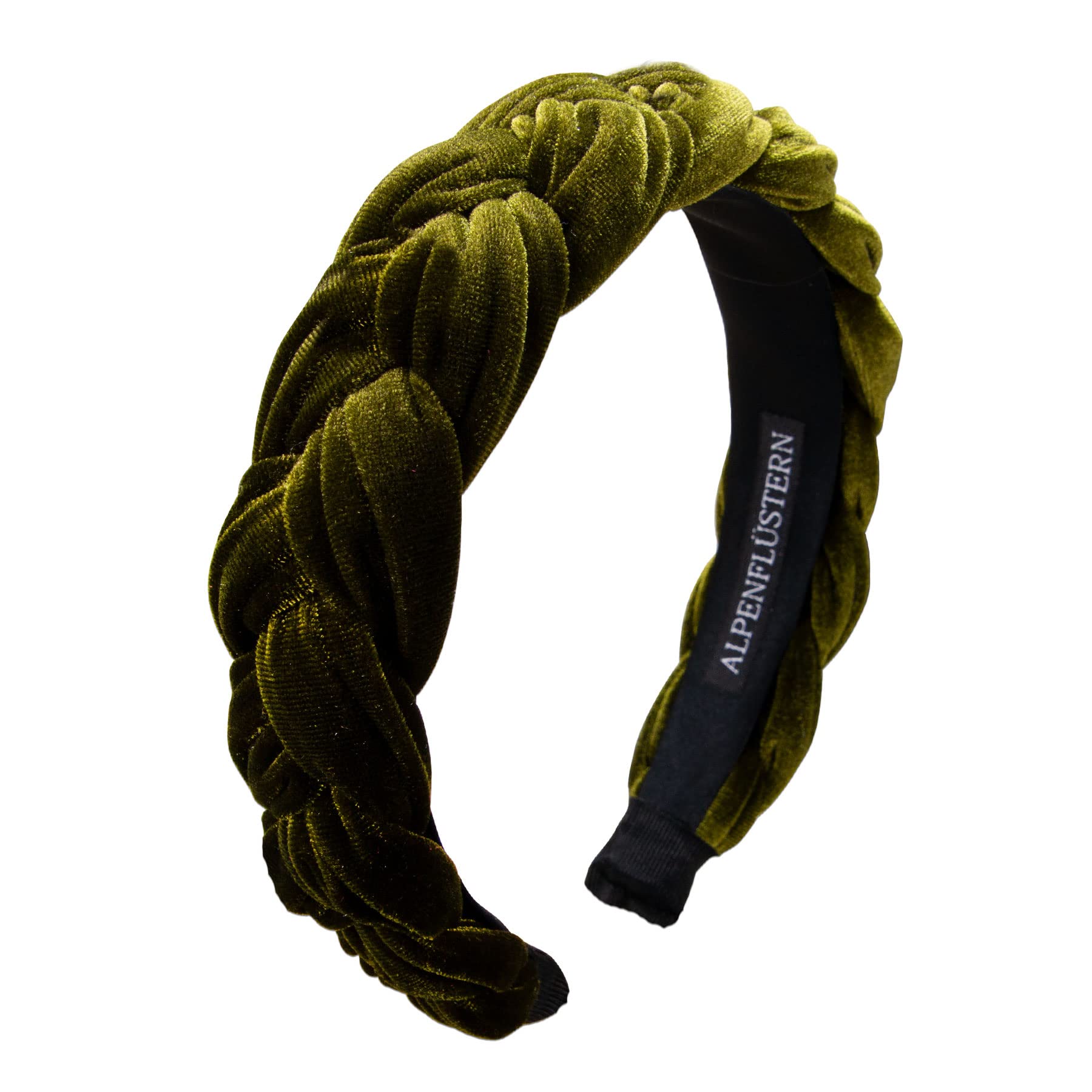 Alpenflüstern DAHEIM ADV132 Haarreif Samt salbei-grün 4 cm