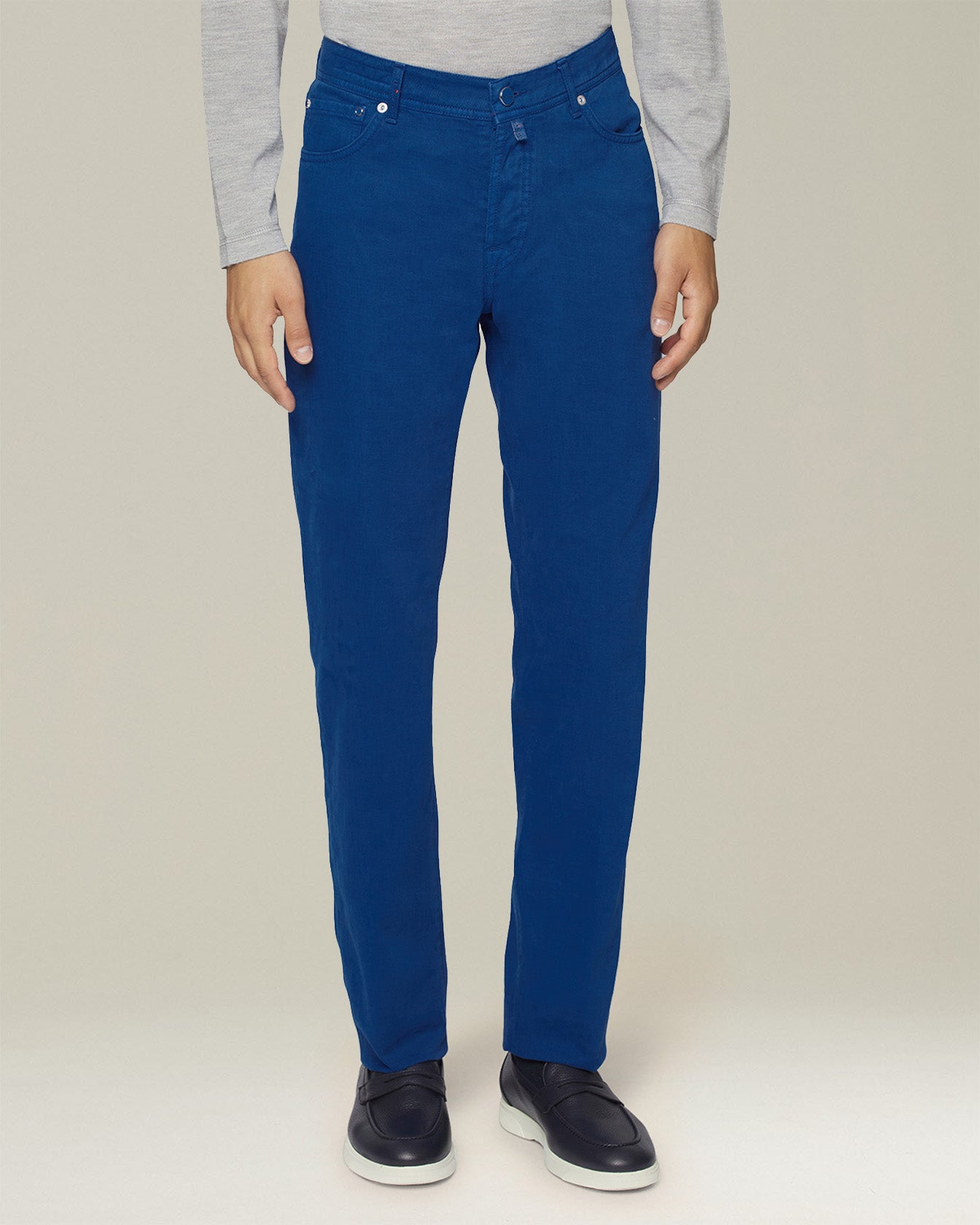 Kiton Jeans SARTORIAL Jeans Denim-Cashmere Slim Five-Pocket