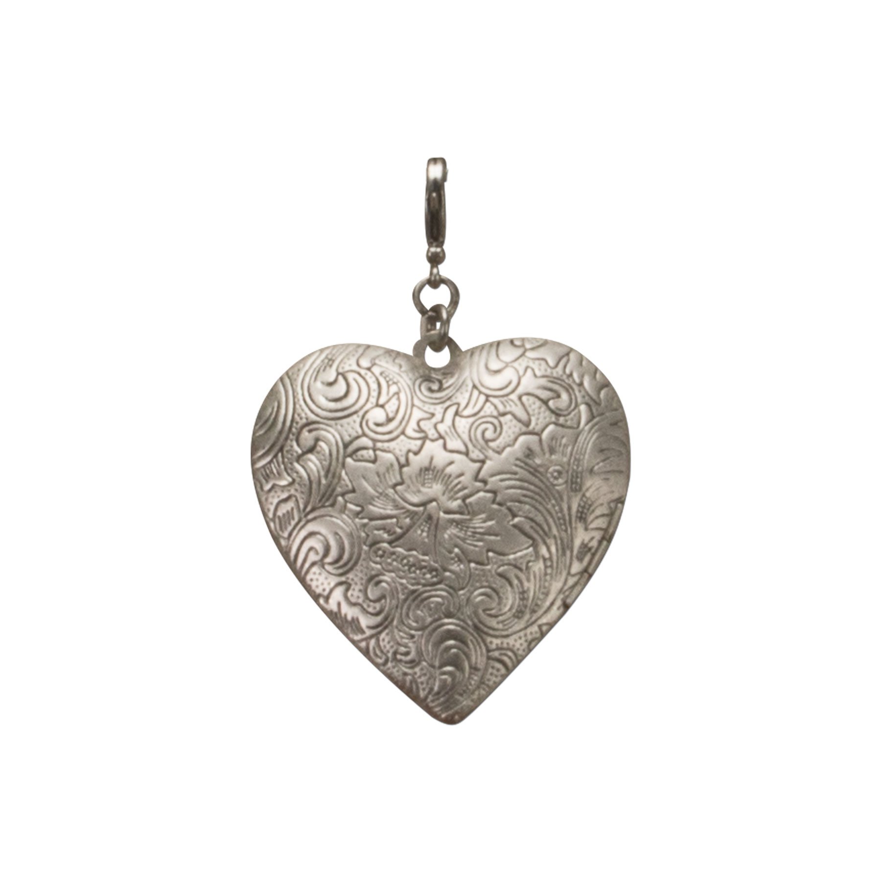 Alpenflüstern DAHEIM Amulett-Herz Anhänger Antik-Silber