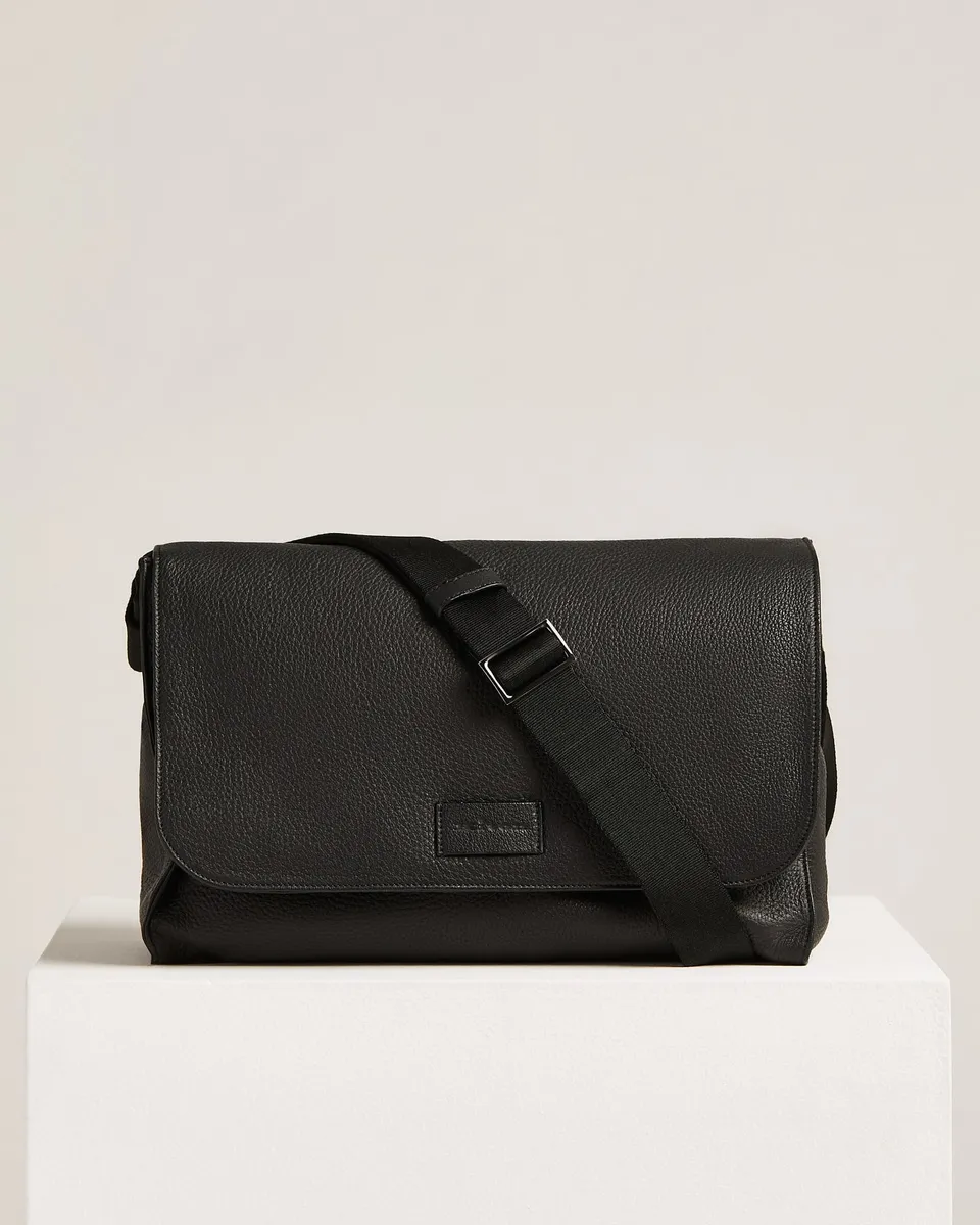 Kiton Bags Umhängetasche Hirschleder schwarz TU