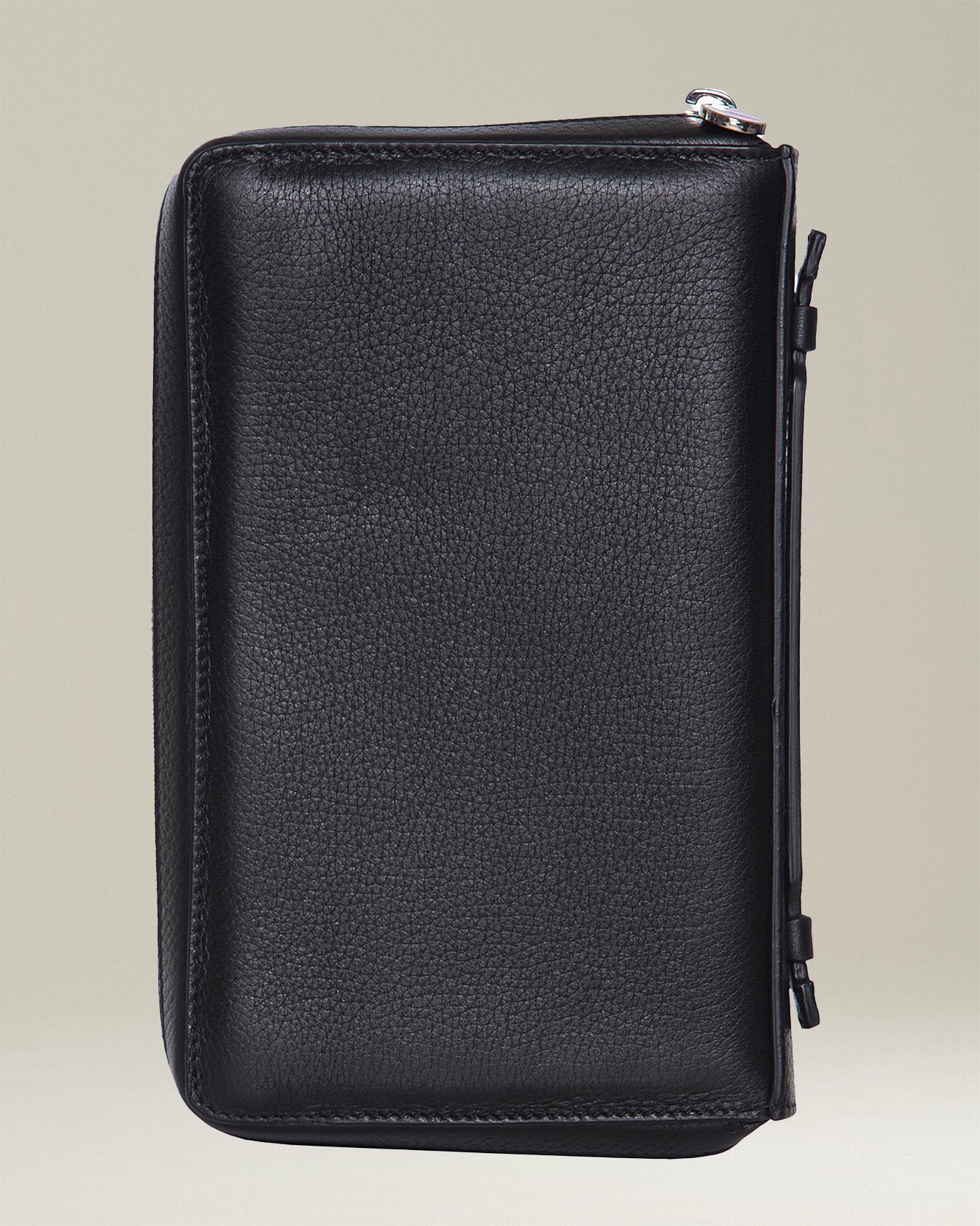 Kiton Bags Wallet Deerskin Geldbörse Schwarz Hirschleder