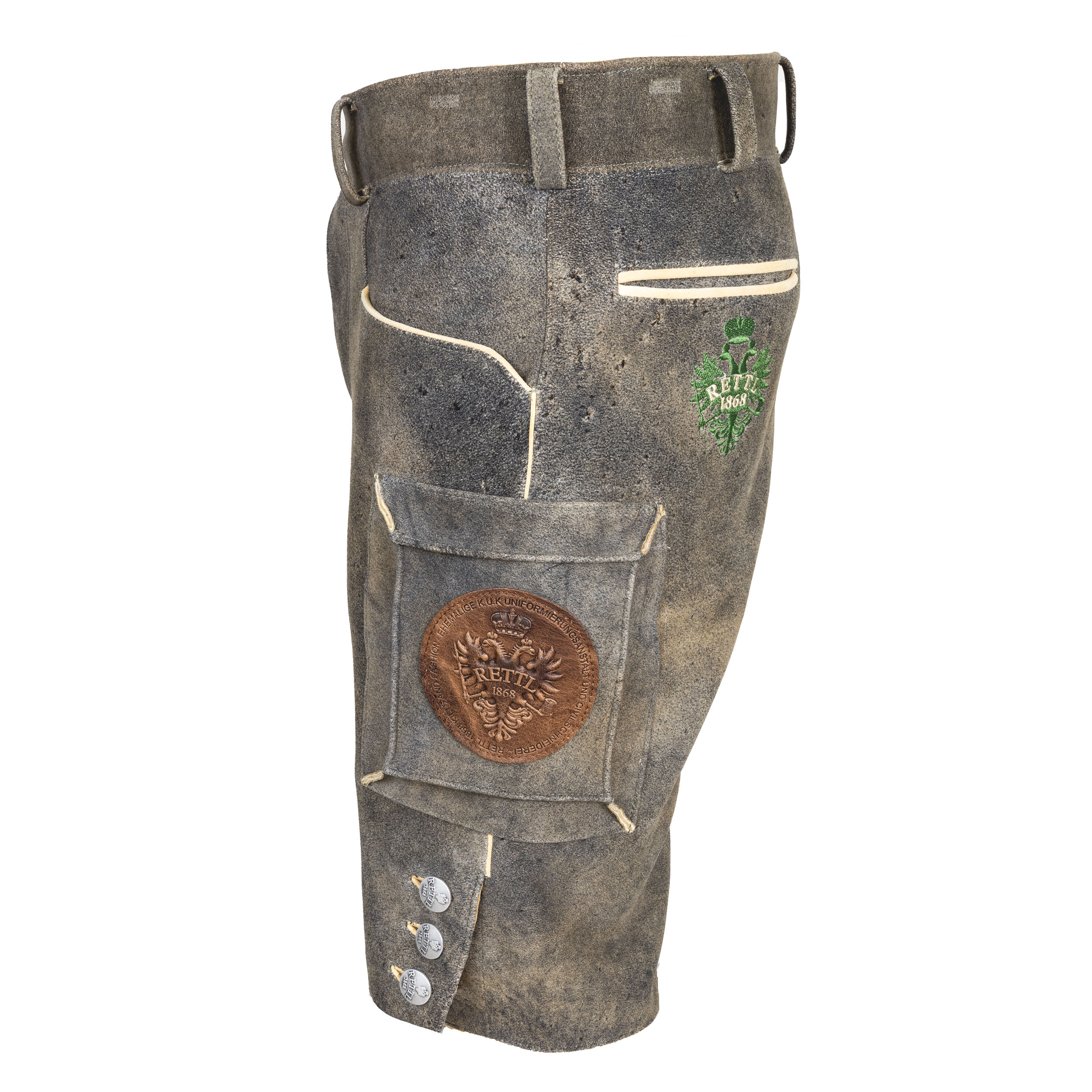 Rettl MEN Artem Lederhose Herren Hirschleder Fest