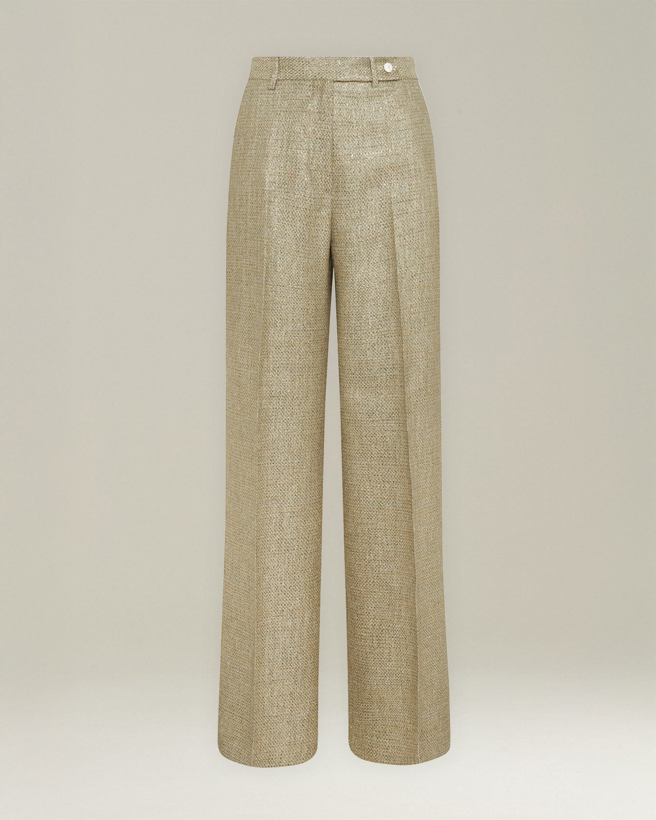 Kiton Viscose Lamé Party Hose Viskose Damen Glanz