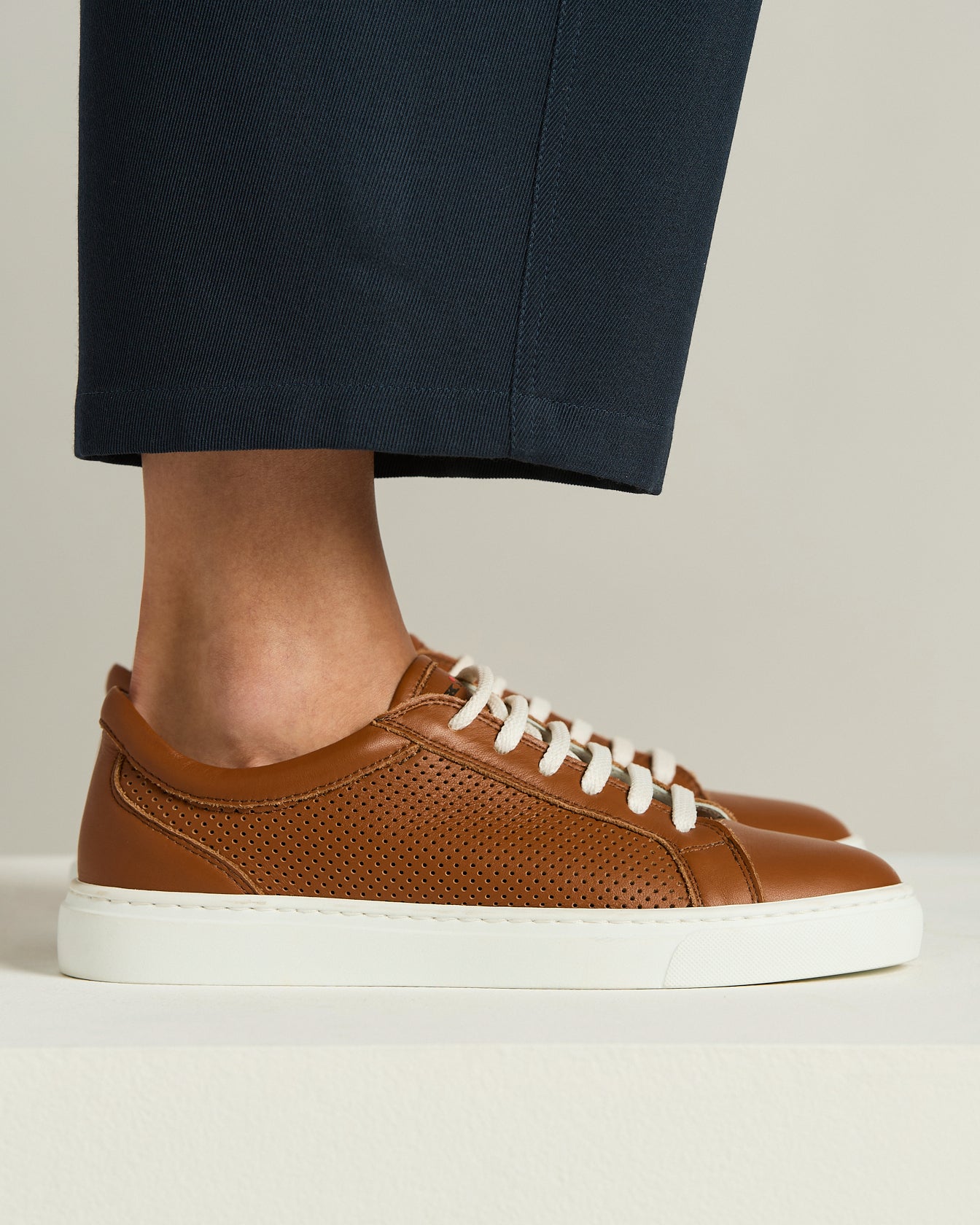 Kiton Shoes Calfskin Sneaker Gr.38 Leder elegant