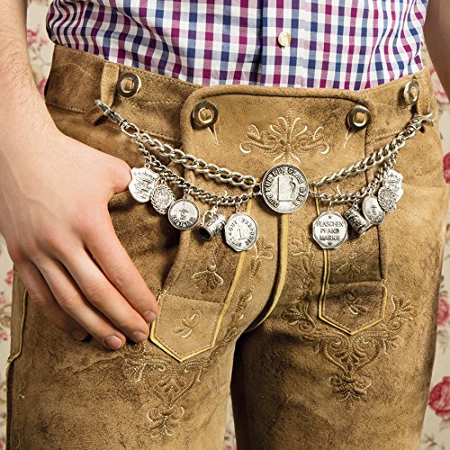Alpenflüstern Charivari Biermarken Lederhosen-Schmuck 34 cm