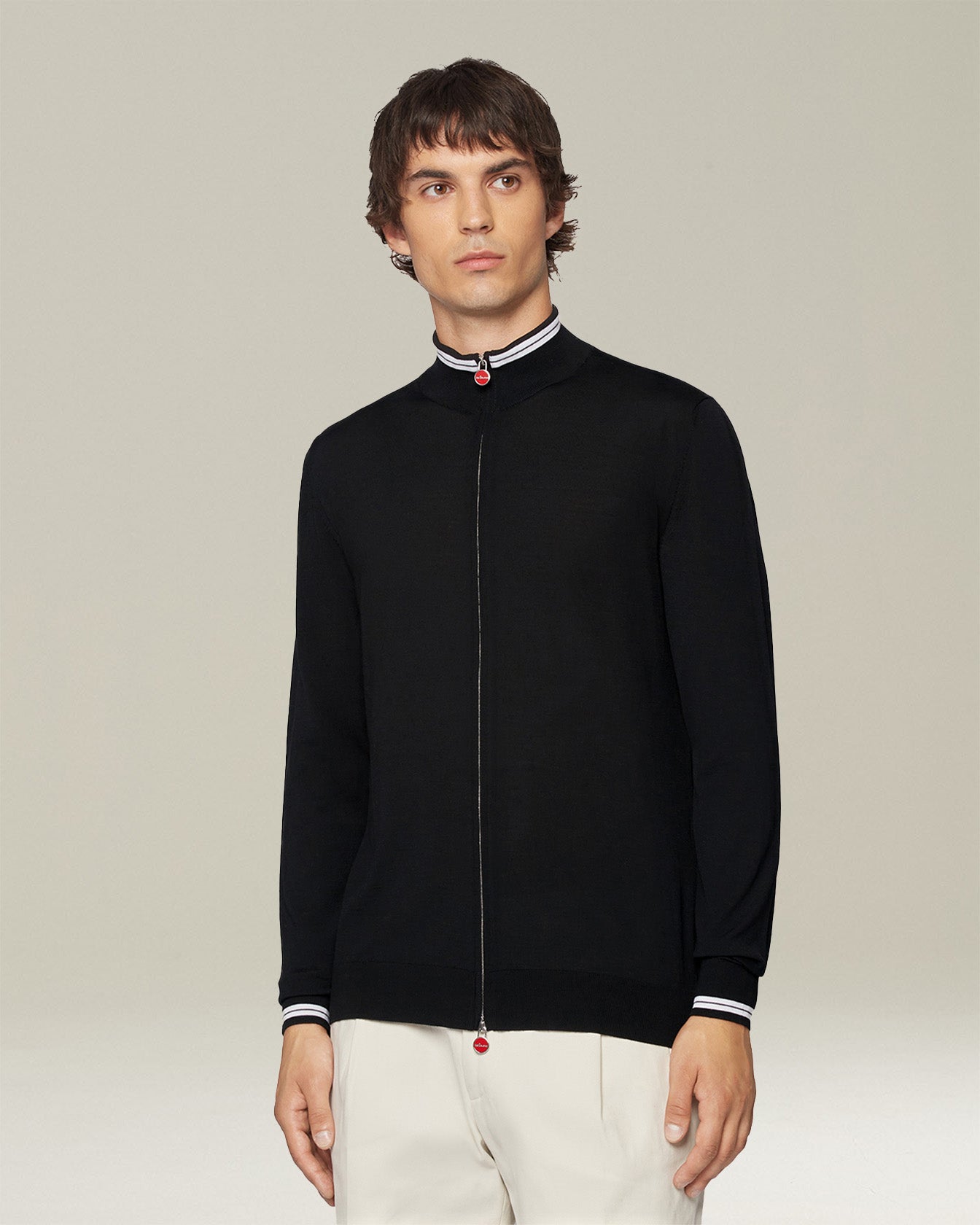 Kiton Knitwear Sporty Wool Cardigan Strickjacke M Wolle