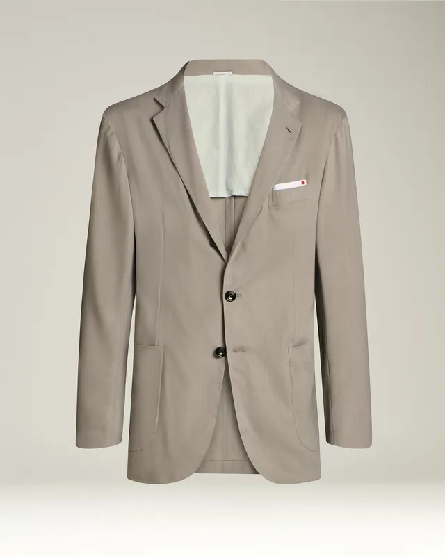 Kiton Sakko Kaschmir Kammgarn Mittelgrau 50