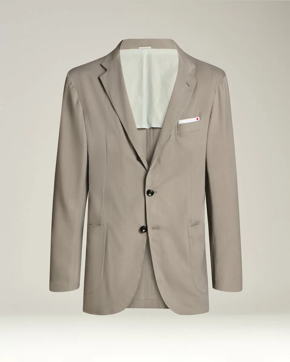 Kiton Sakko Kaschmir Kammgarn Mittelgrau 50
