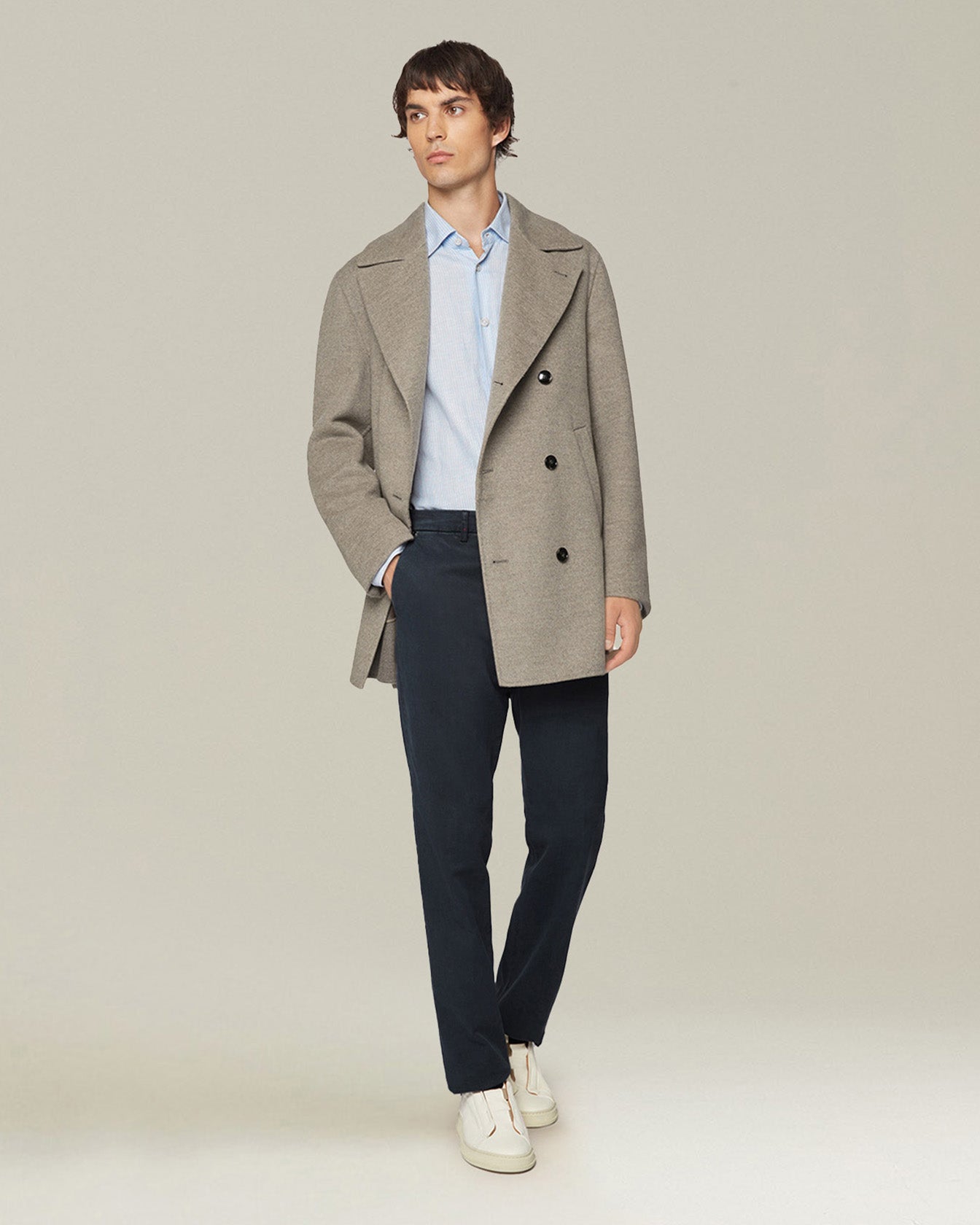 Kiton Shirts Gestreiftes Baumwollhemd Hemd Party