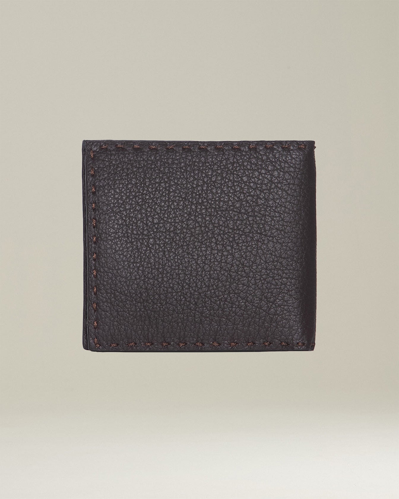 Kiton Bags Wallet Hirschleder Geldbörse dunkelbraun TU