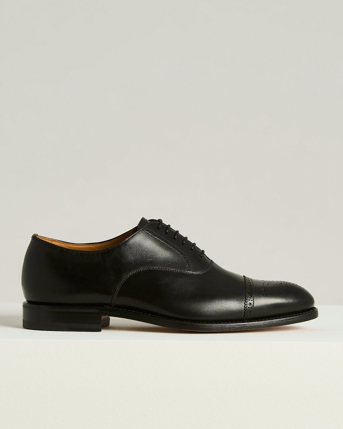 Kiton Shoes Leather Lace-Up Schnürschuh Kalbsleder schwarz