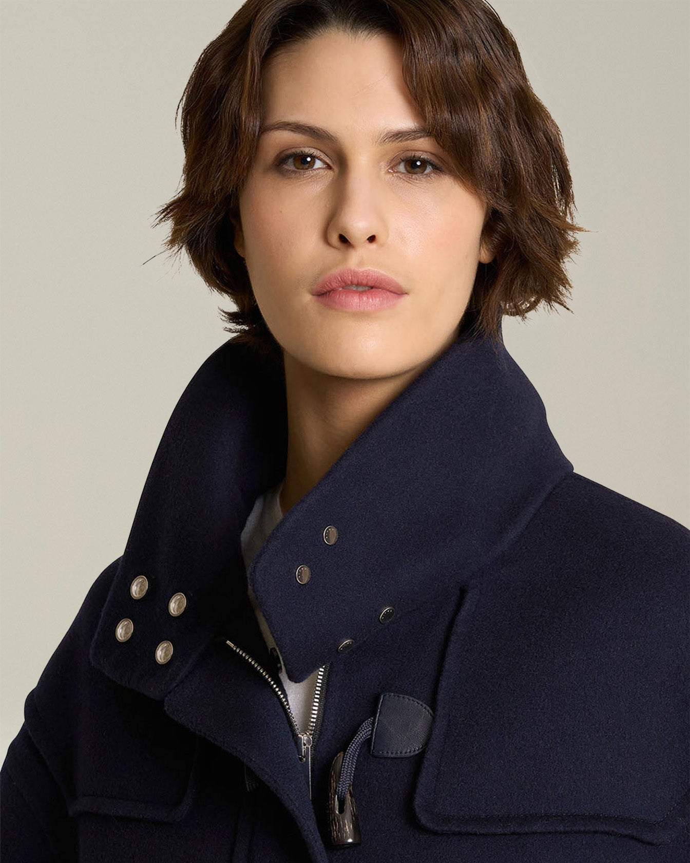 Kiton Outerwear Montgomery Corto Dufflecoat Kaschmir Damen