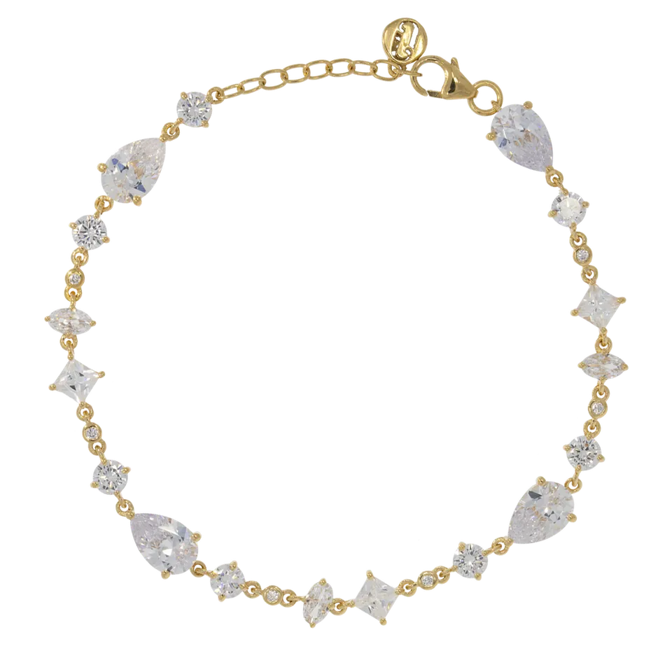 Juvelan Mariella Armband Kristall Zirkonia 17 cm + Verlängerung