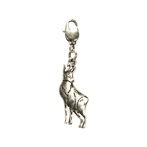 Alpenflüstern DAHEIM AAH133 Trachtenanhänger Steinbock antik-silber