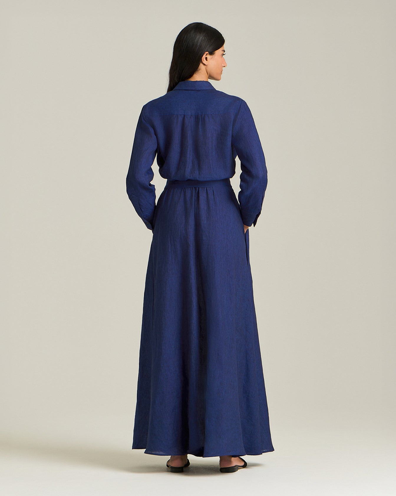 Kiton Dresses Linen Shirt Hemdkleid 40 Leinen