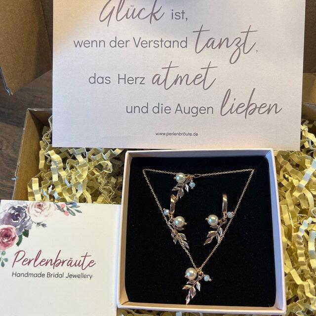 Perlenbräute Resi Fußkettchen Gold 23,5-27,5 cm