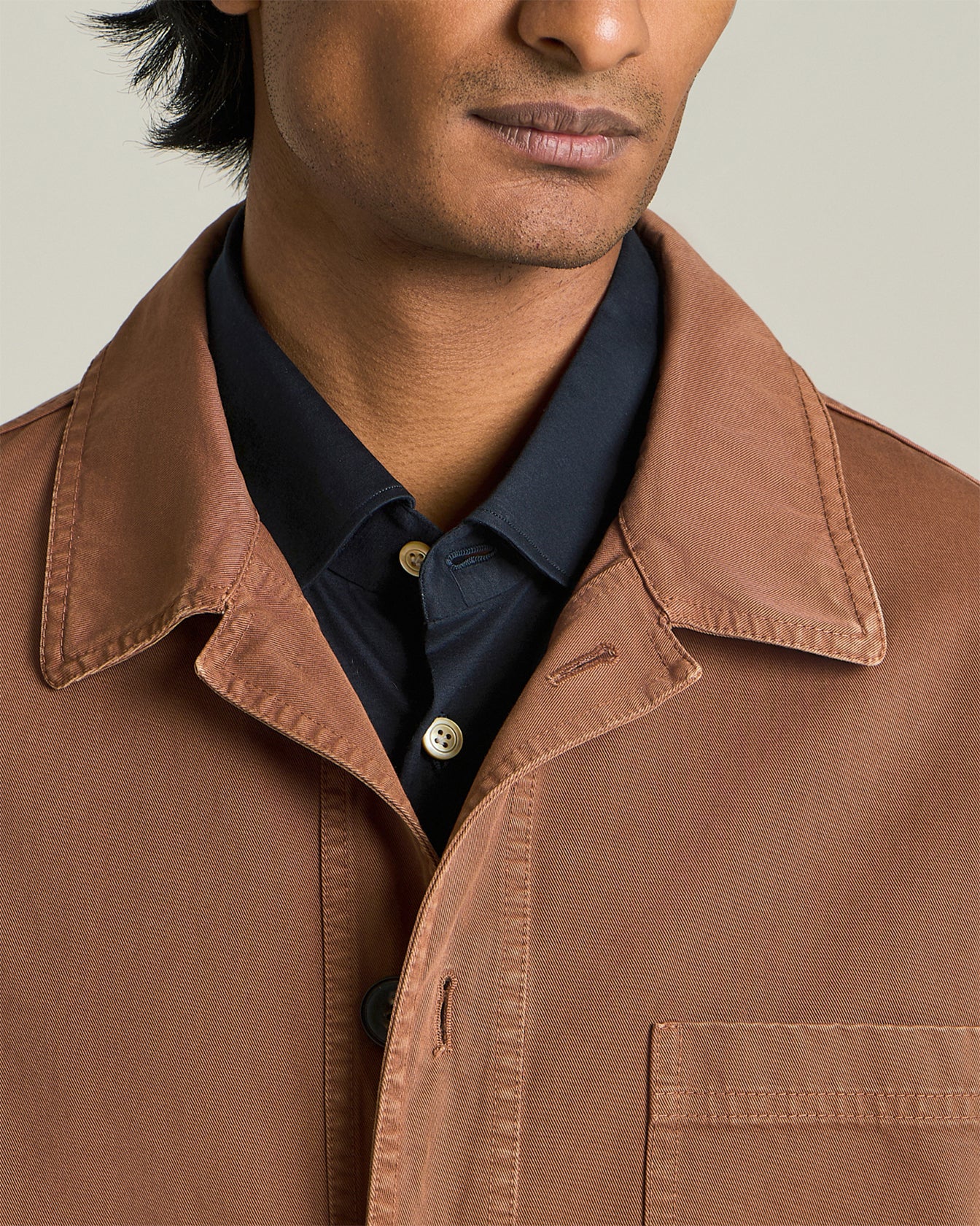 Kiton Outerwear Organic Cotton Blouson Jacke Bio-Baumwolle