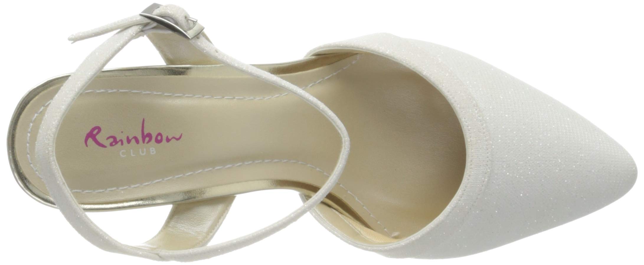 Rainbow Club Essentials Marlie Slingback Off-White Metallic