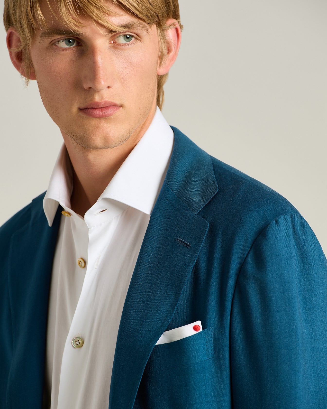 Kiton Jackets Blue Kaschmir Sakko 50 blau
