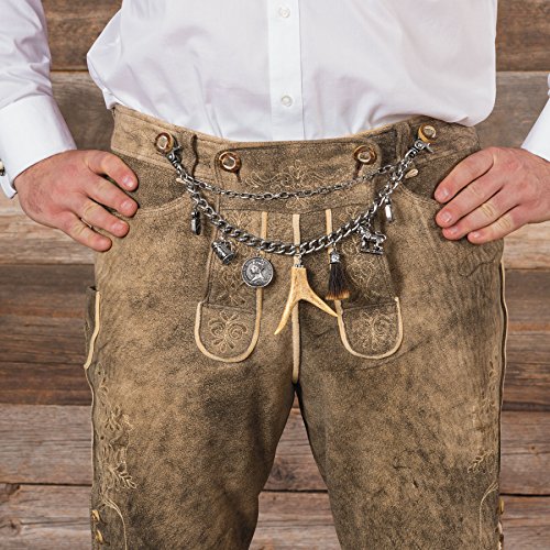 Alpenflüstern DAHEIM Charivari Xaver Herren Hirschhorn 33cm