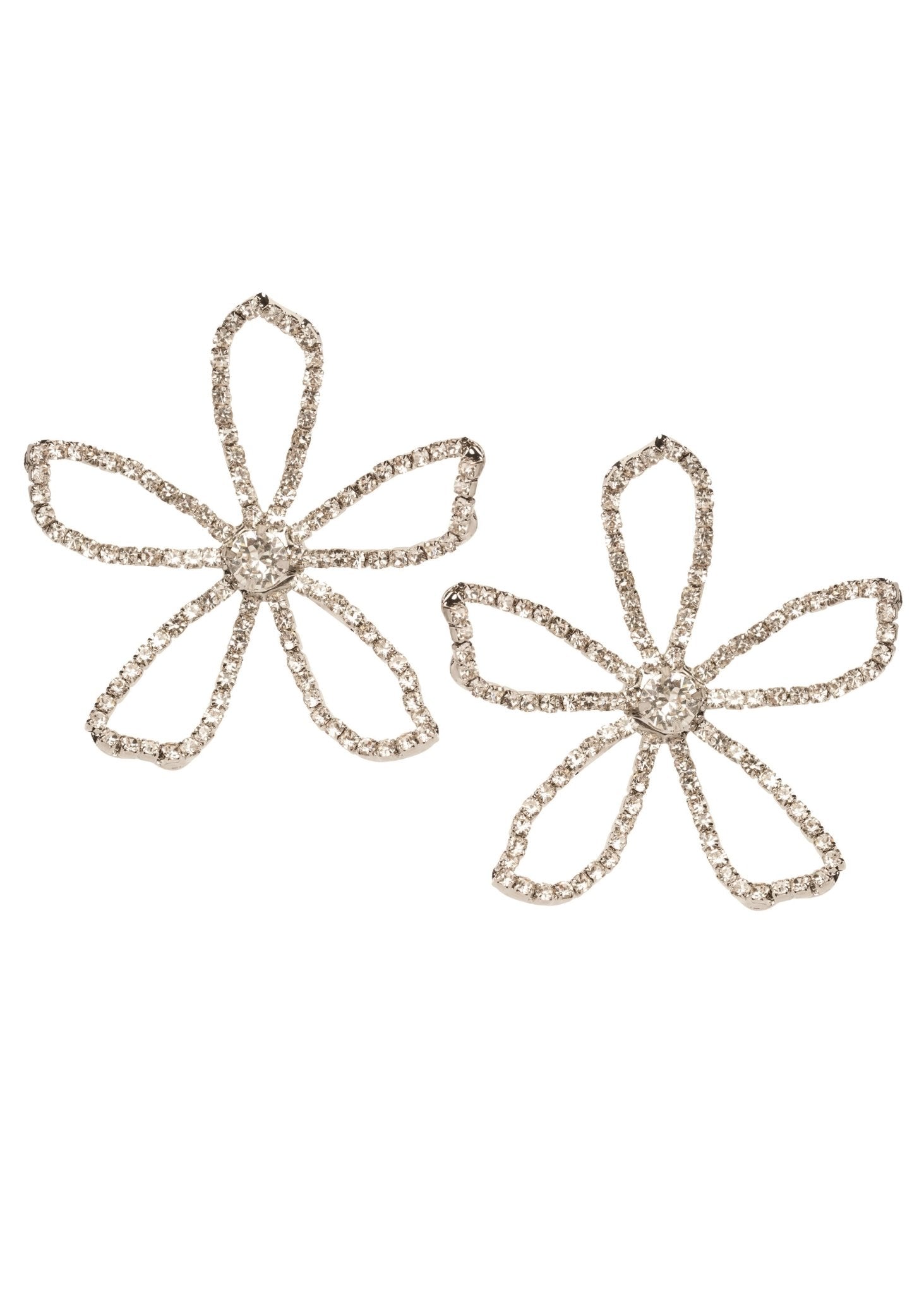 Elizabeth Bower Pavet Crystal Stud Ohrstecker Gold Kristall