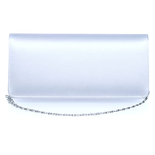 Rainbow Club Handbags Santie Brauttasche White Satin Kette