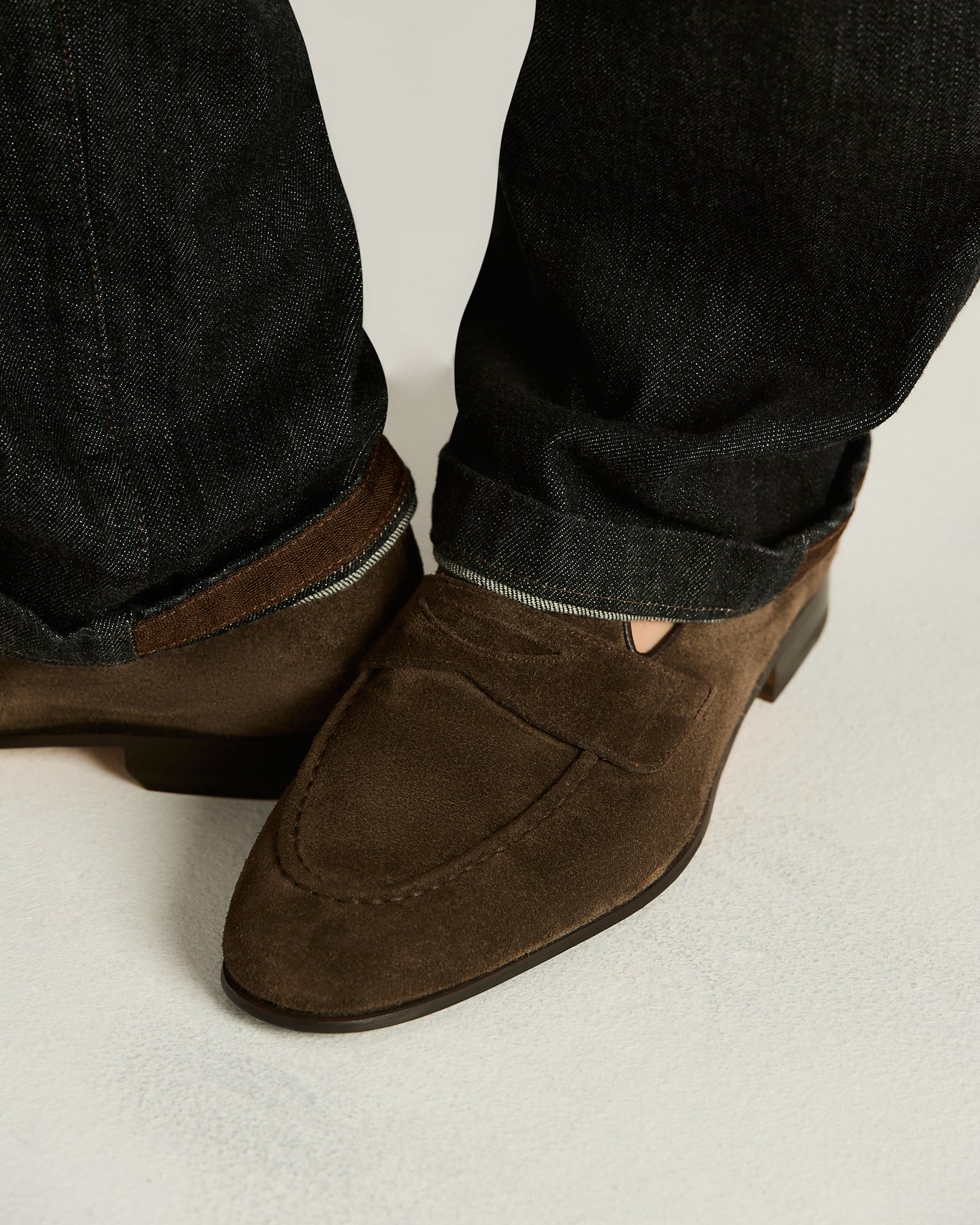 Kiton Shoes Suede Loafers Dark Brown Loafer Dunkelbraun Wildleder