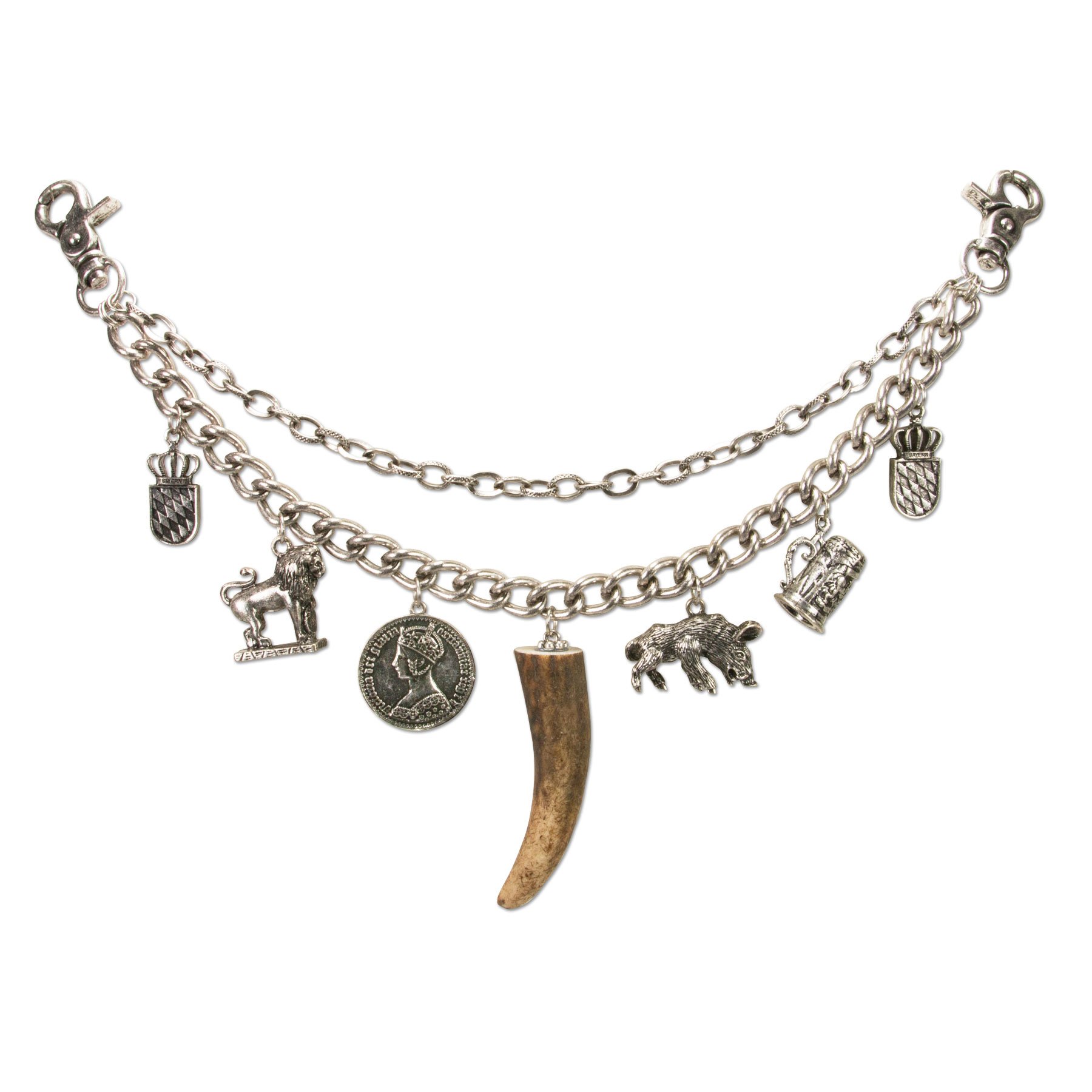 Alpenflüstern HCH010 Charivari Gustl Trachtenschmuck Hirschhorn