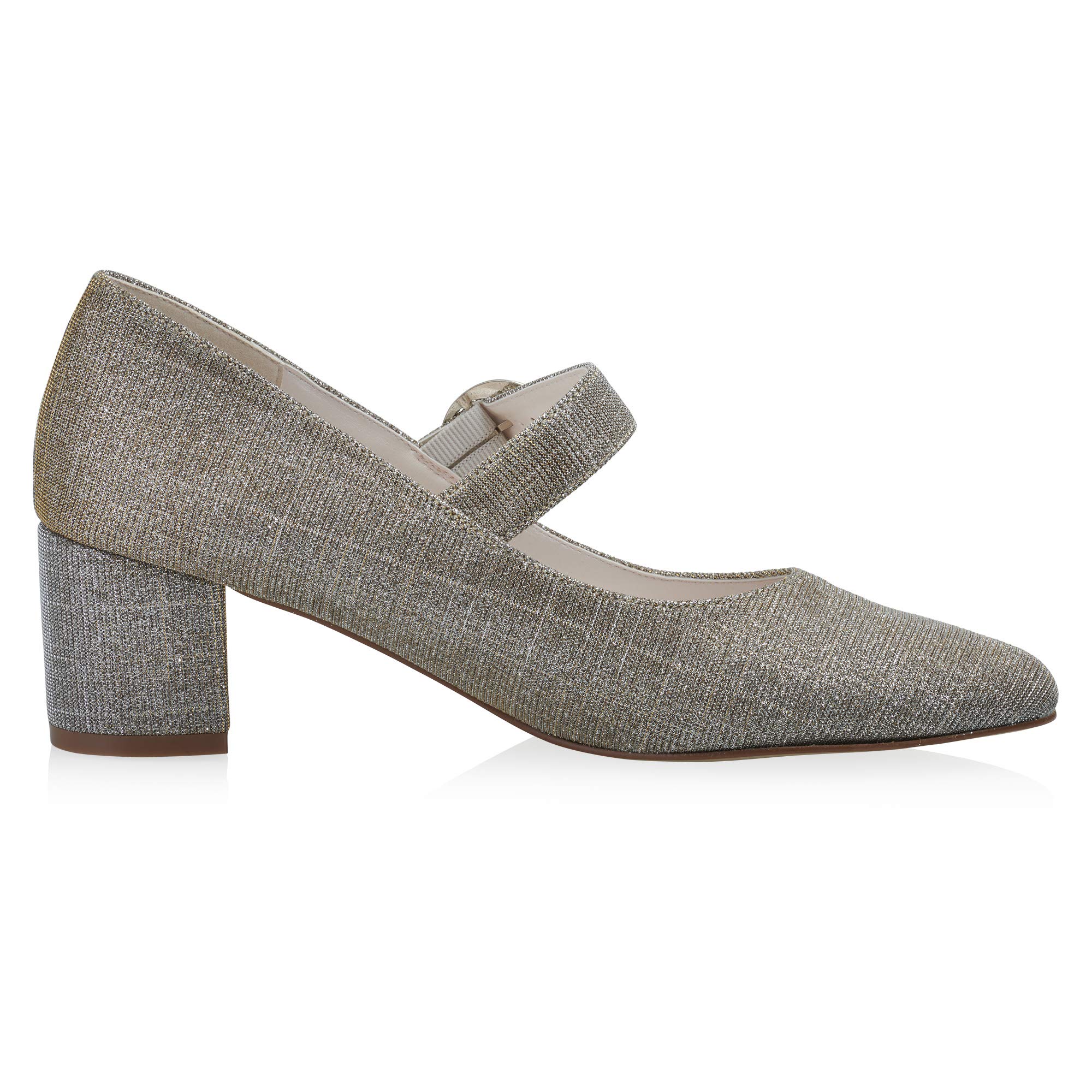 Rainbow Club Luxe Collection Annemarie Pumps Gold Metallic Block