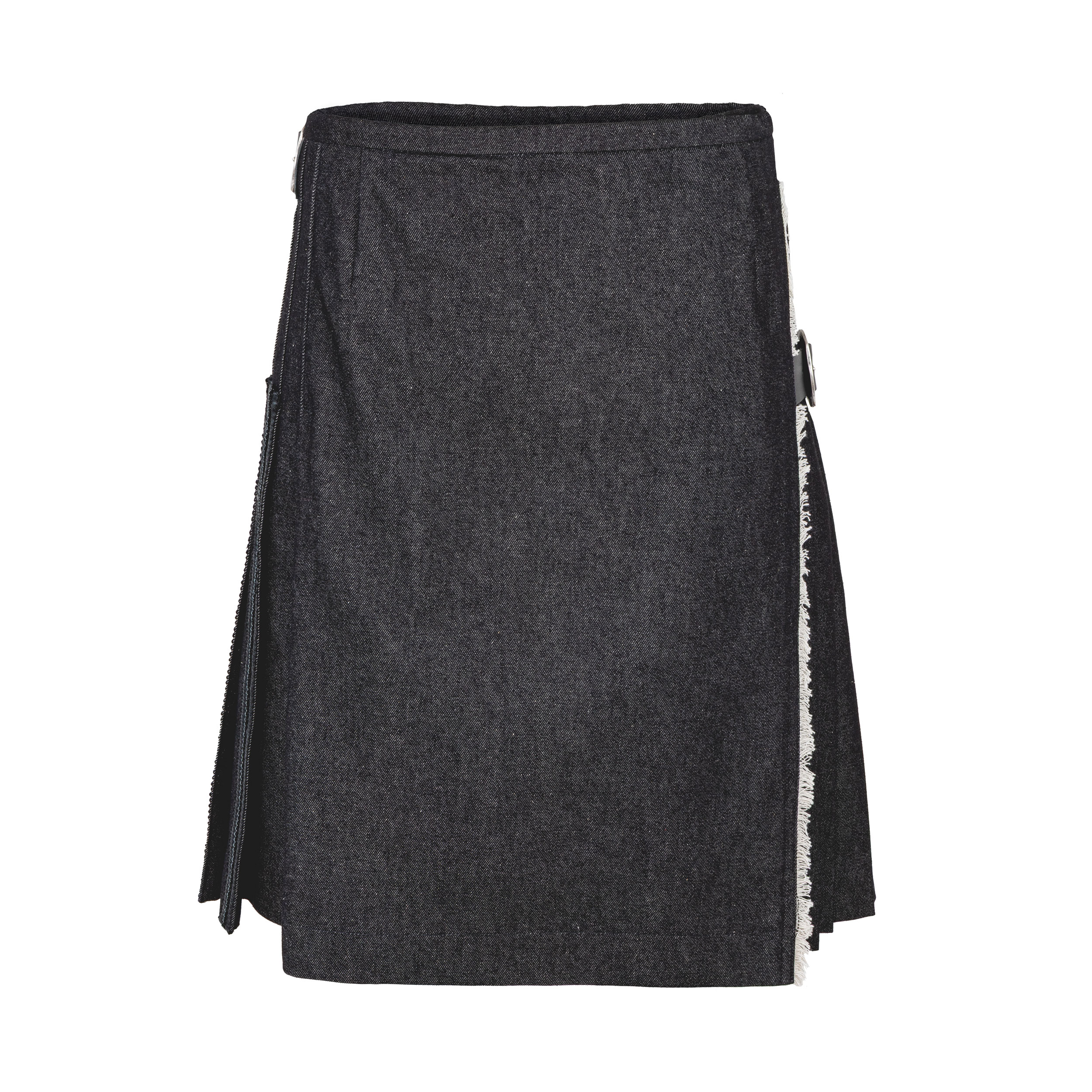Rettl Women Levi Kilt Denim schwarz mit Borten