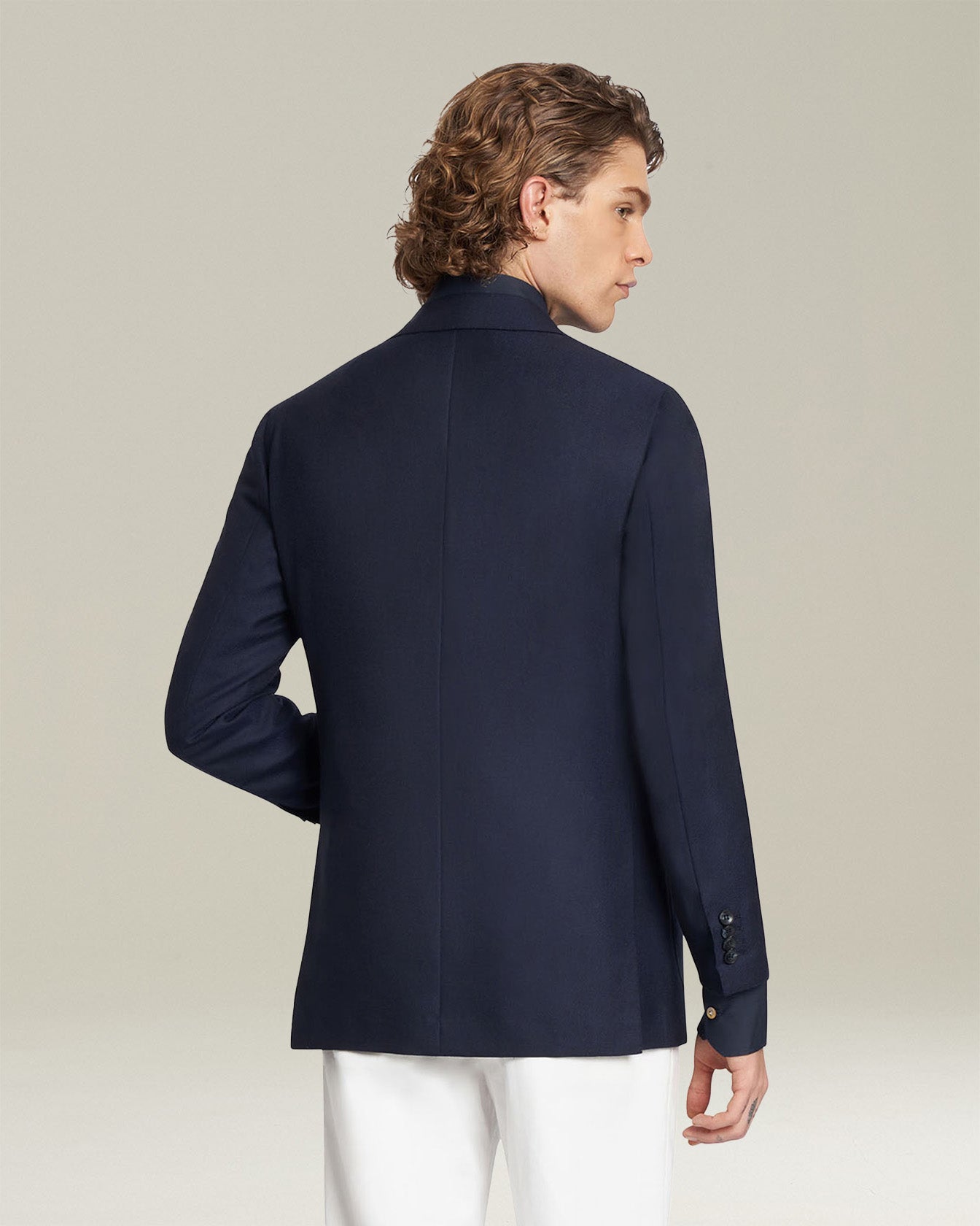 Kiton Jackets Giacca Cashmere Sakko Navy Kaschmir