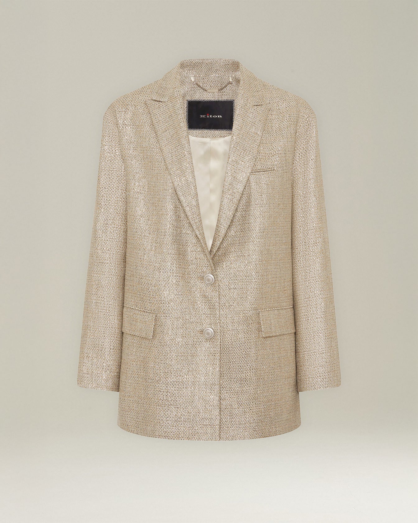 Kiton Jackets Oversize Viskose Blazer Gr 40 Festkleidung