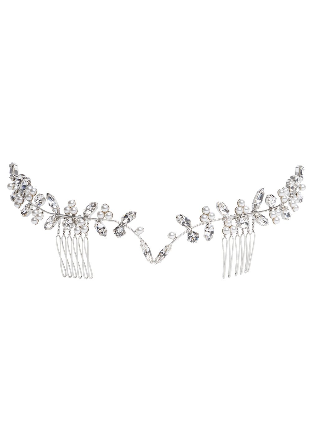 Elizabeth Bower Budding Girlande Haarteil Gold Perle