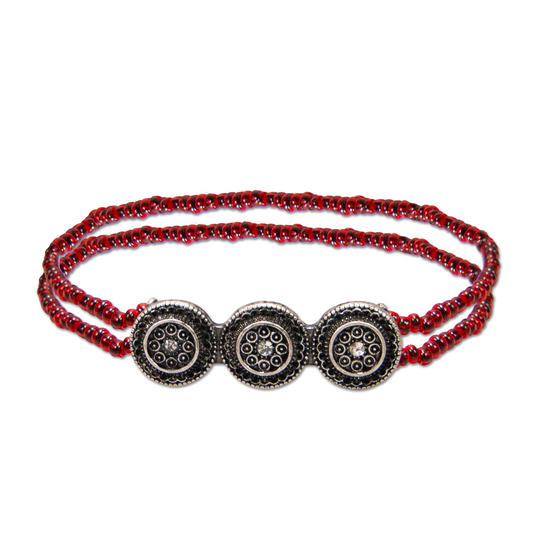 Alpenflüstern DAHEIM Magda DAB078 Armband Perlen creme-weiß