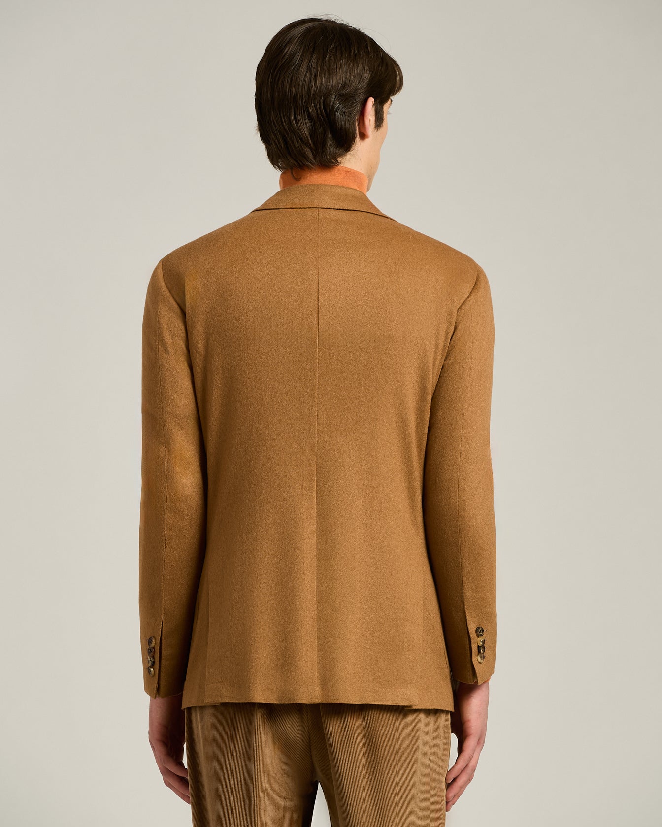 Kiton Double-Breasted Blazer Sakko braun Kaschmir Vikunja