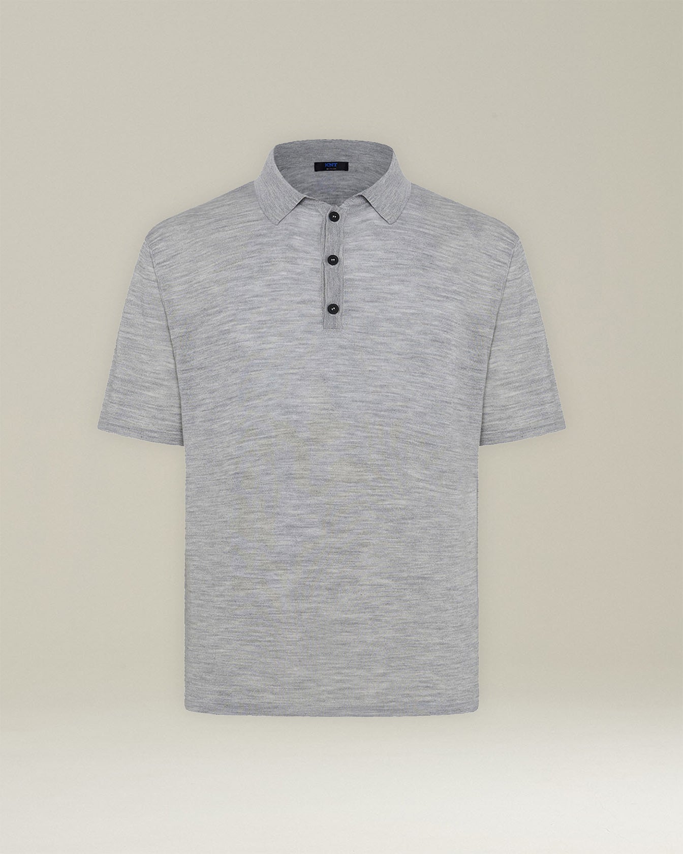 Kiton Deluxe Wool Silk Polo Poloshirt Wolle-Seide gestickt