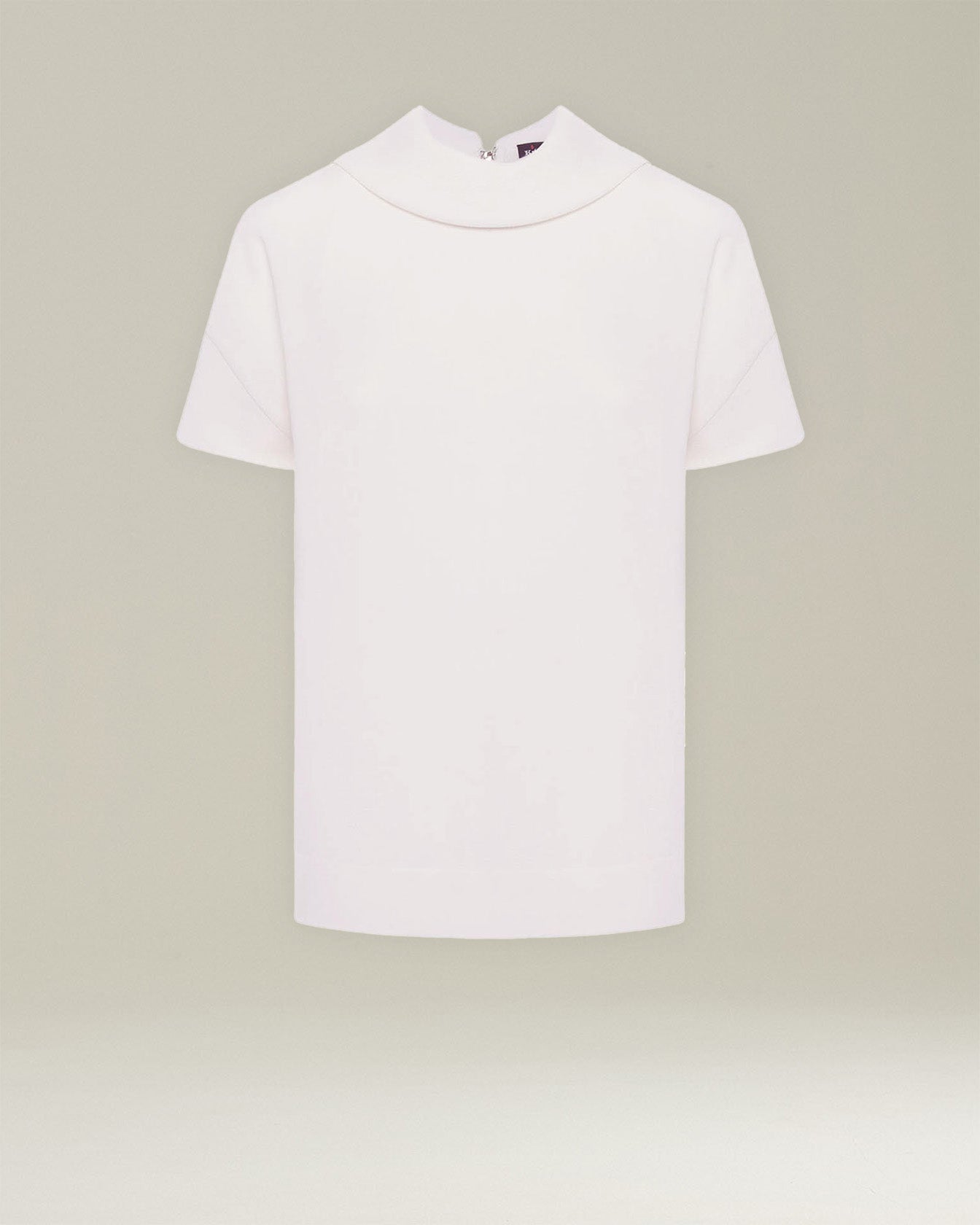 Kiton Shirts Bluse Wolle Halbhoch Kurzarm Damen