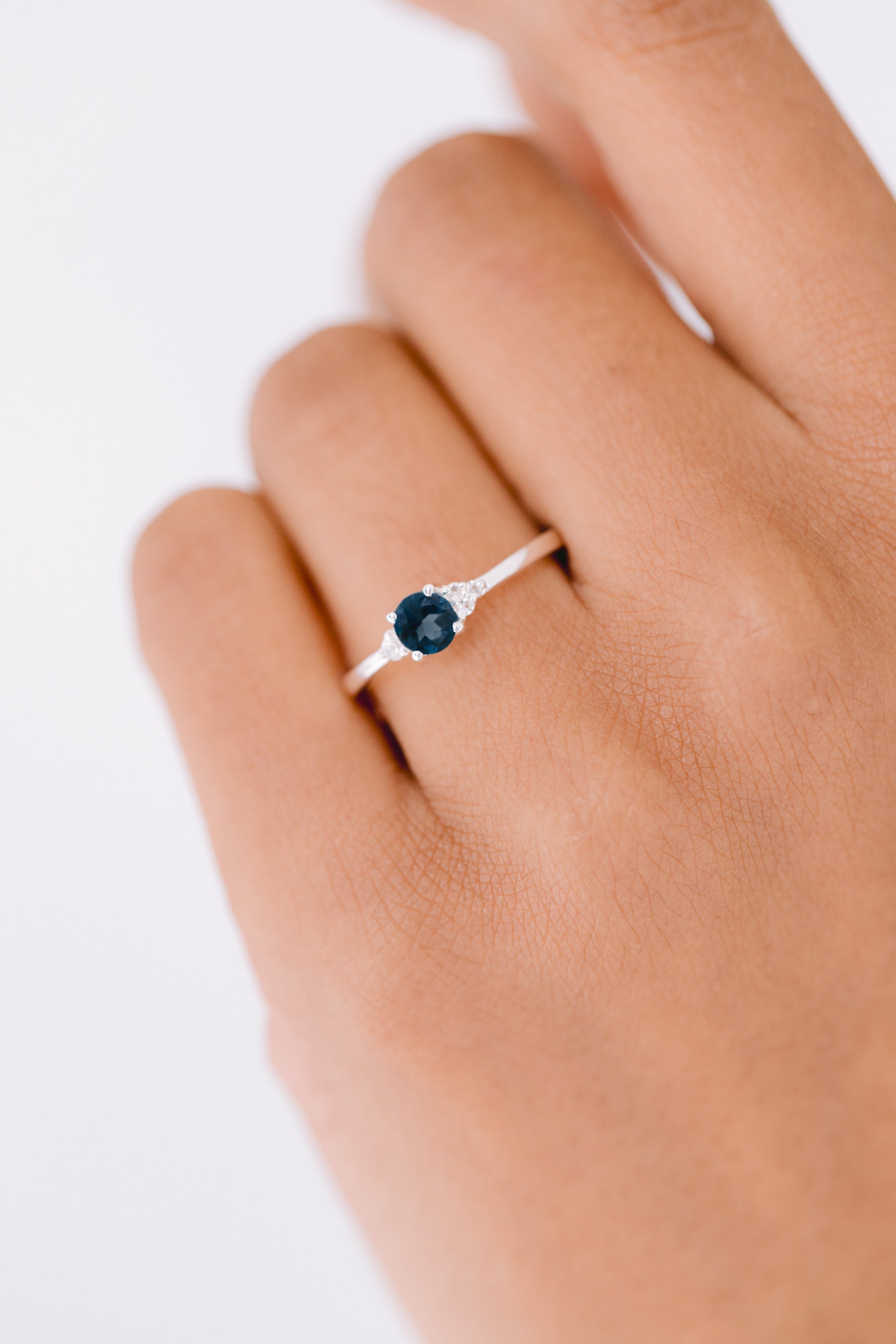 Juvelan Vienna Ring London Blue Topas Silber Gr. 54