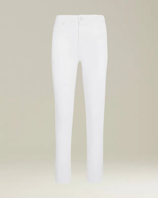 Kiton Trousers Cotton Jeans Weiß Slim 5-Pocket