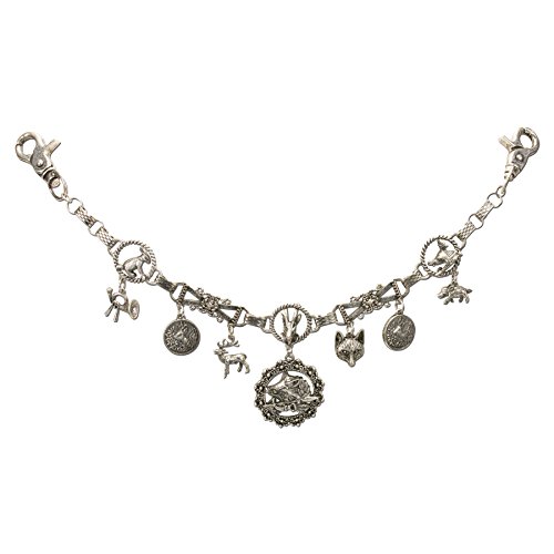 Alpenflüstern DAHEIM Charivari Anton HCH016 Kette antik-silber 36cm
