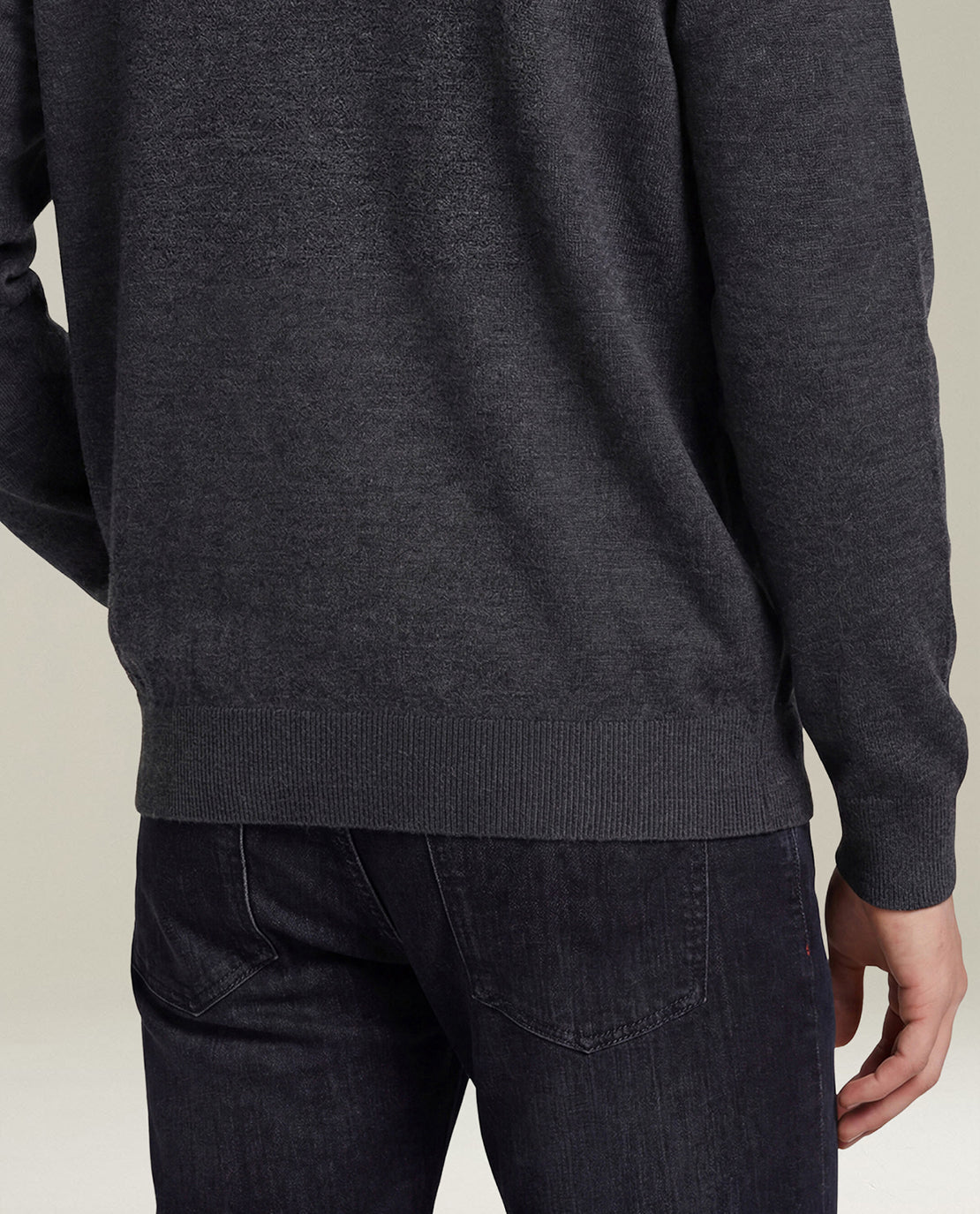 Kiton Jeans Five-Pocket washed black Gr. 33 Stretch tapered