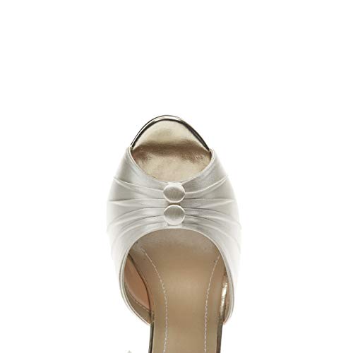 Rainbow Club Nancy Peep-Toe Brautschuhe Ivory Gr.35,5