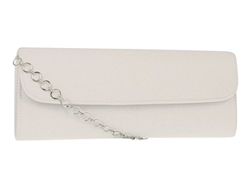 Rainbow Club Handbags Viola Brauttasche Ivory-Creme Satin