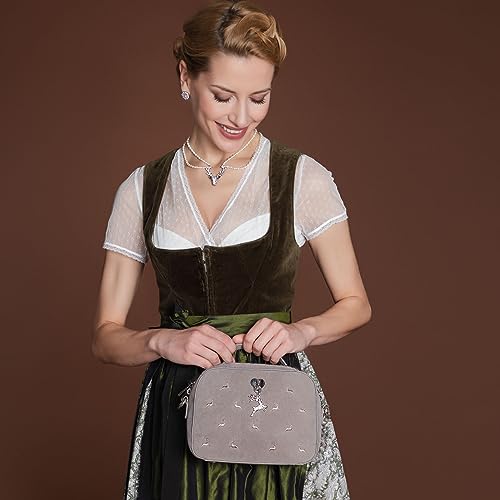 Alpenflüstern DAHEIM DTA093 Trachtentasche Hirsche taupe