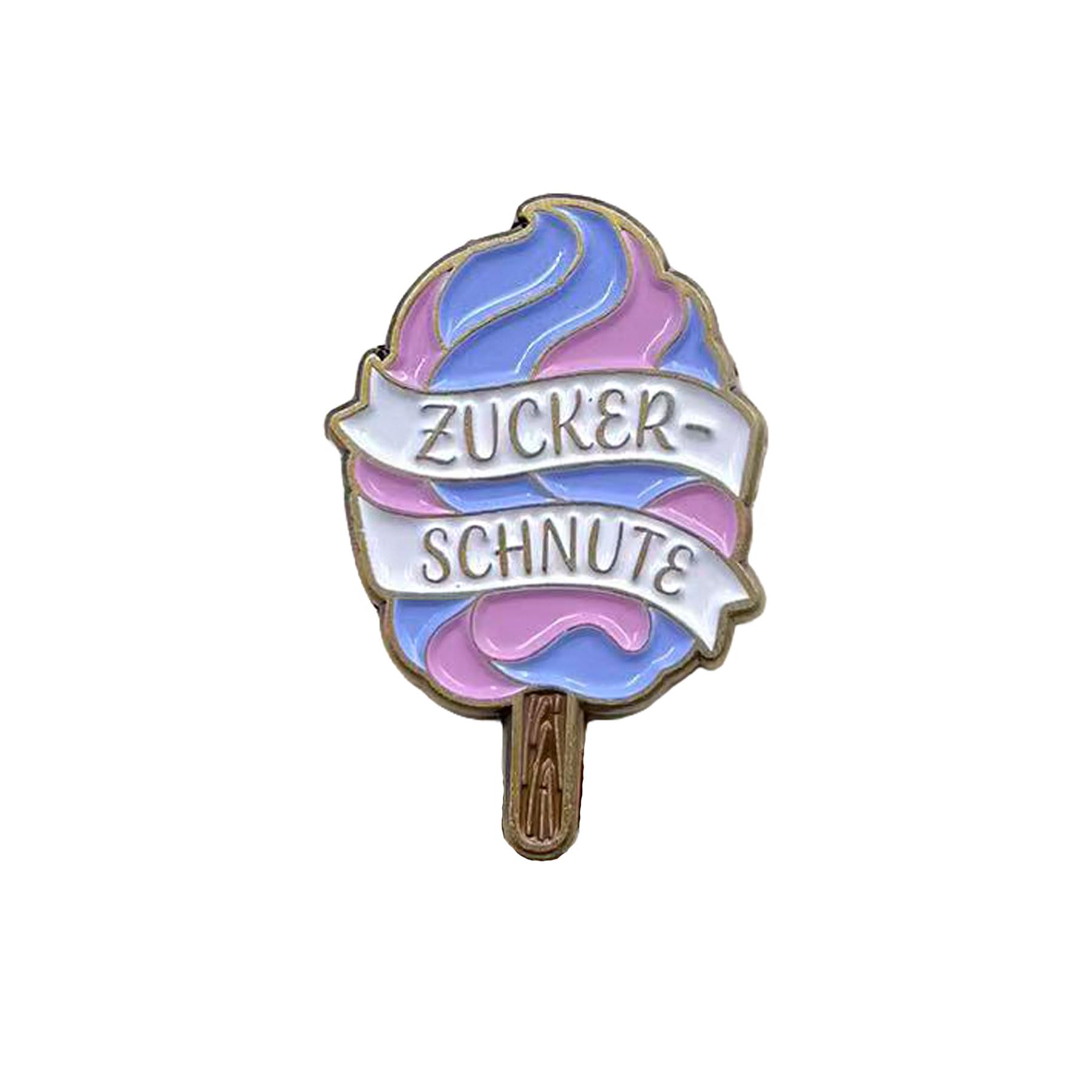 Alpenflüstern DAHEIM Schmuck API185 Anstecker Zuckerwatte bunt